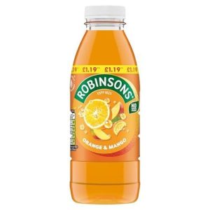 Robinsons Ready to Drink Orange & Mango Drink Bottle PMP 500ml
